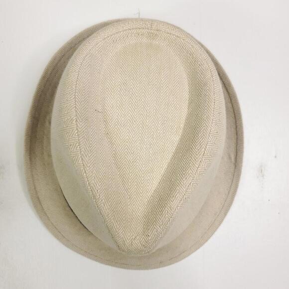 Stetson Hat Mens Linen Blend Small Medium Fedora Beachy All American Derby 60s - Picture 2 of 11